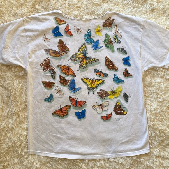 Vintage Oversized Butterfly T- Shirt - Picture 14 of 16